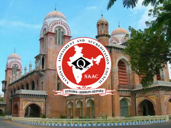 Madras University NAAC rankings