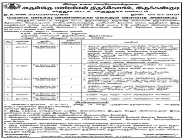 8-வது தேர்ச்சியா? ரூ.58 ஆயிரம் ஊதியத்தில் தமிழக அரசில் கொட்டிக்கிடக்கும் வேலை வாய்ப்புகள்! 8-வது தேர்ச்சியா? ரூ.58 ஆயிரம் ஊதியத்தில் தமிழக அரசில் கொட்டிக்கிடக்கும் வேலை வாய்ப்புகள்!